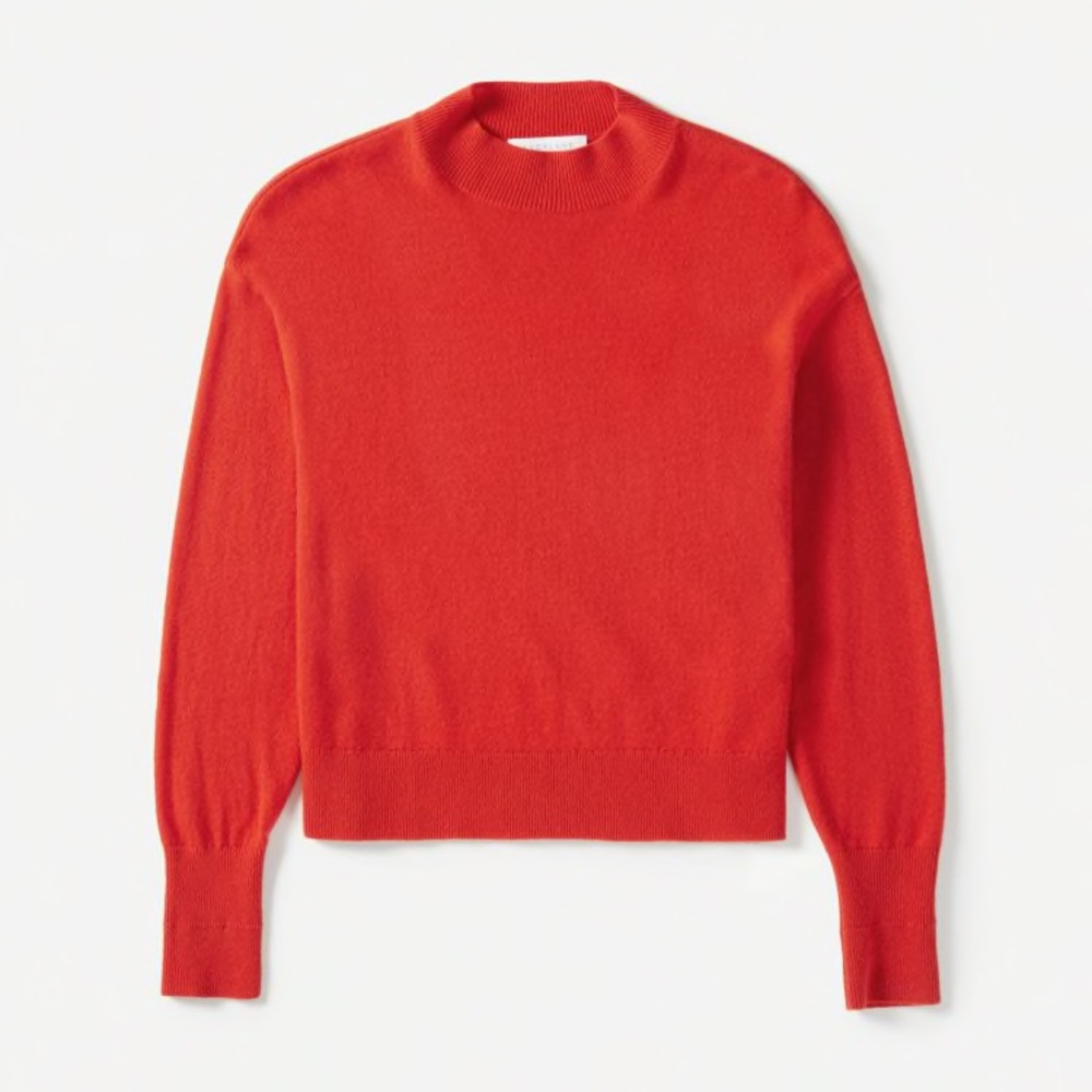 100% cashmere Everlane Mock Neck